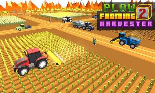 download Blocky plow farming harvester 2 apk